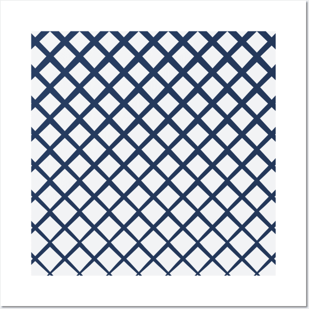 Lattice Style Geometric Pattern Wall Art by Eskitus Fashion